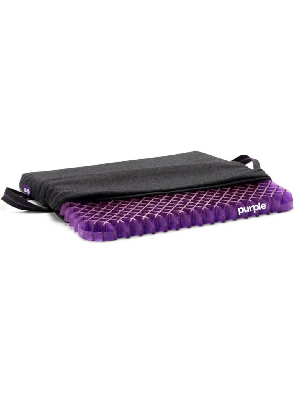 Lightweight Purple Gel Seat Cushion, 1.25" Low-Profile Comfort Pad for Home